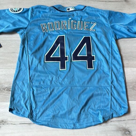 Men's Seattle Mariners Julio Rodriguez Royal Alternate Jersey Size M in Blue NWT - Picture 4 of 4